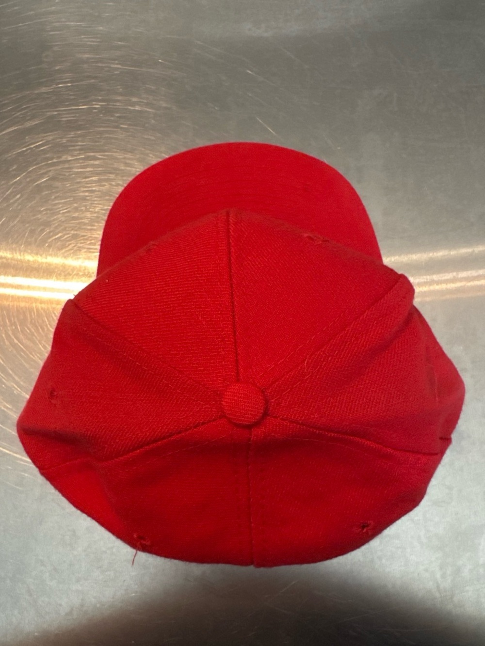 Universal Red TIME Embroidered Baseball Cap - Picture 5 of 5